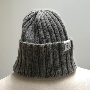 Frank and Oak, Gray Lambswool Toque/Beanie, One Size